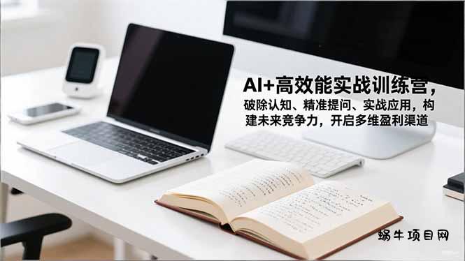 AI+高效能实战训练营,破除认知、精准提问、实战应用,构建未来竞争力,开启多维盈利渠道-蜗牛项目网
