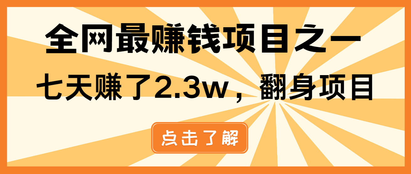 小白必学项目，纯手机简单操作收益非常高!年前翻身！-蜗牛项目网